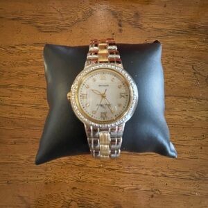 Lucien Piccard Gold and Silver Tone Watch